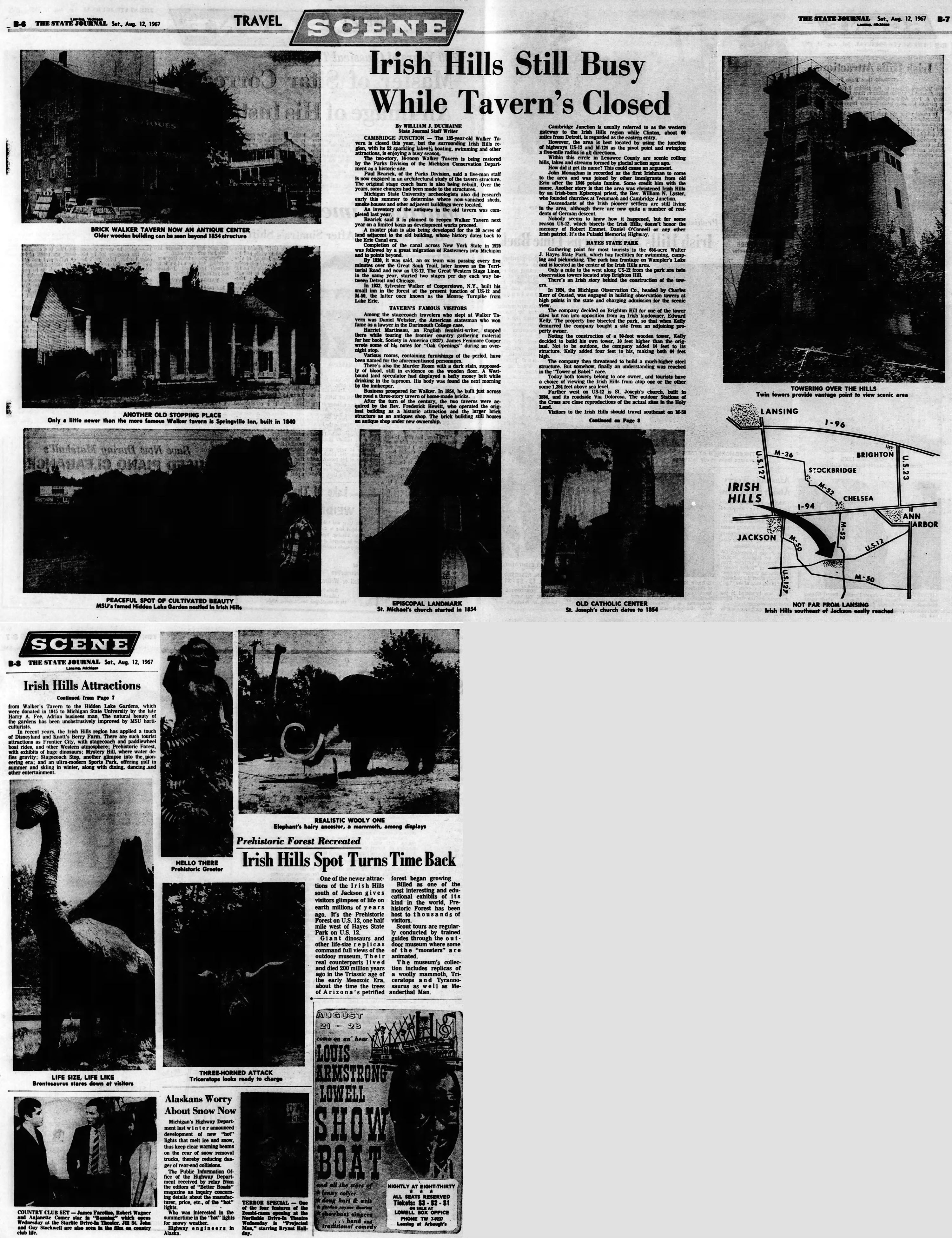 Irish Hills Area - Aug 12 1967 Article (newer photo)